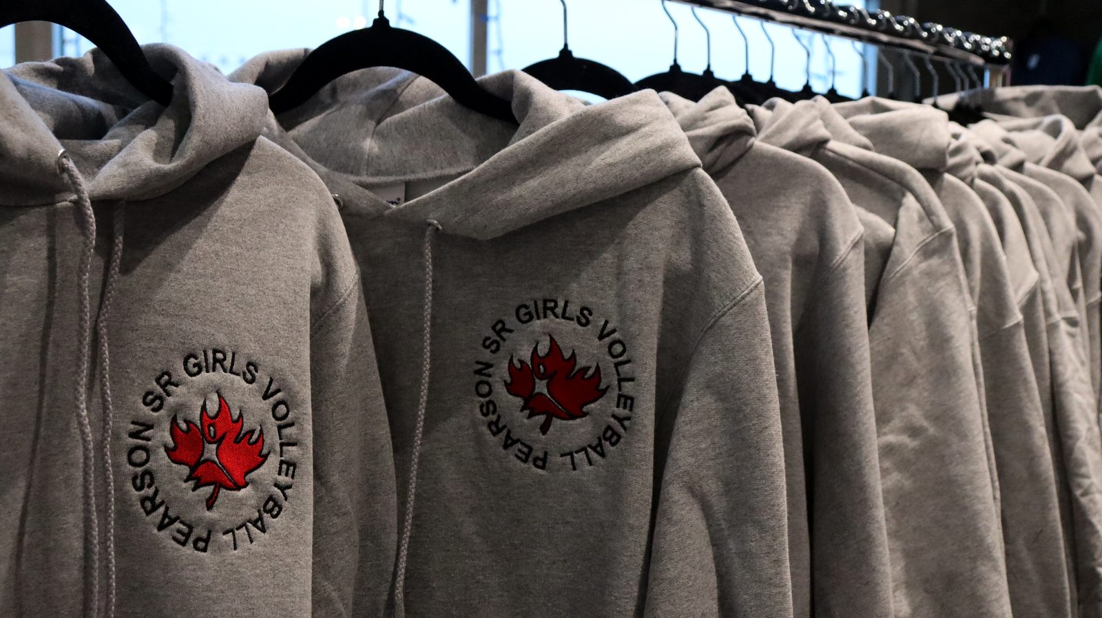 Lester B. Pearson volleyball — embroidered team hoodies