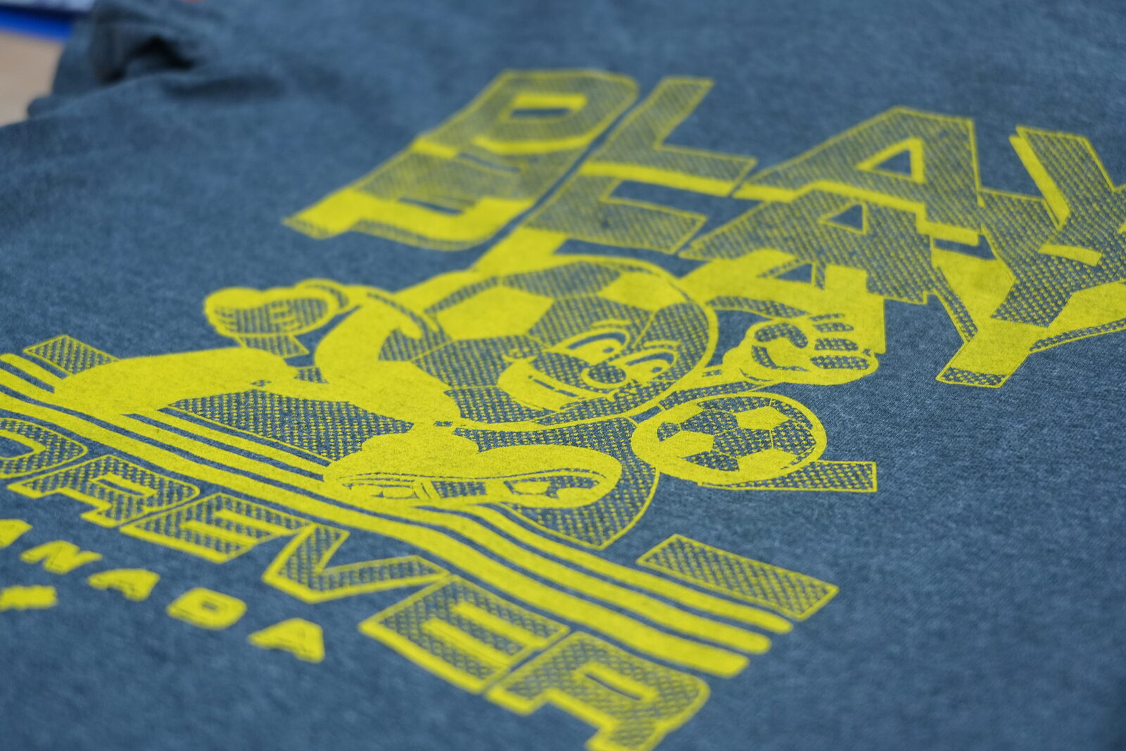 Halftone detail — the difference in-house printing makes
